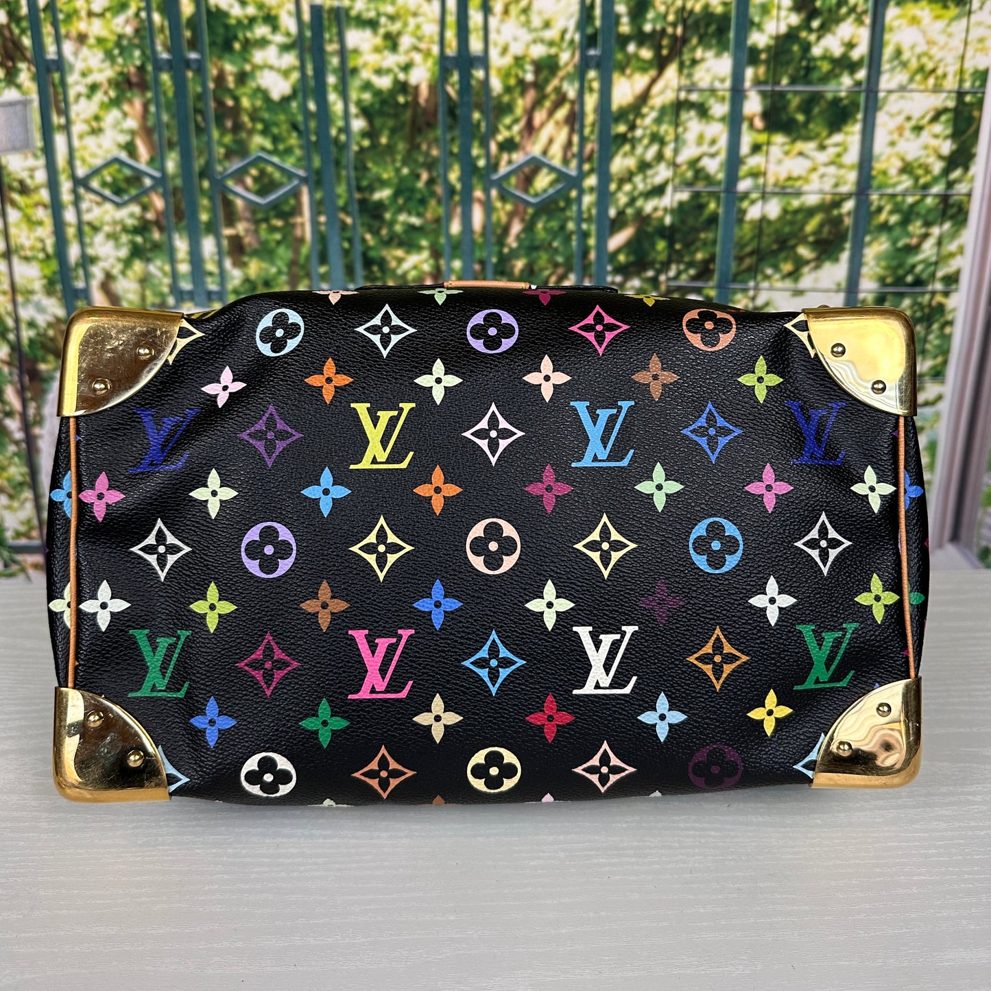 Louis Vuitton Limited Edition Murakami Black Multicolor Speedy 30