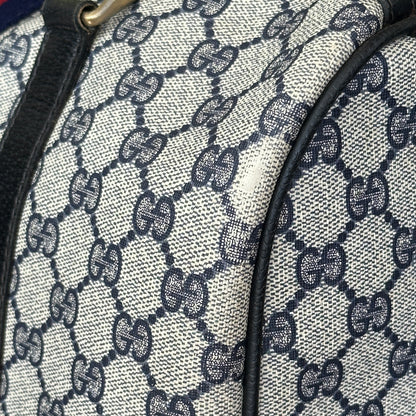 Gucci Navy Blue Boston Bag