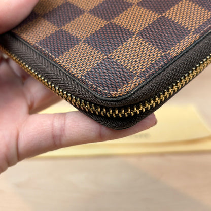 Louis Vuitton Damier Clemence Wallet Cherry