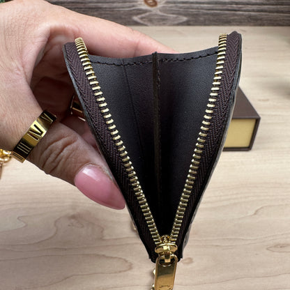 Louis Vuitton Vernis Heart Coin Purse in Amarante