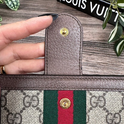 Gucci Ophidia Web Passport Wallet