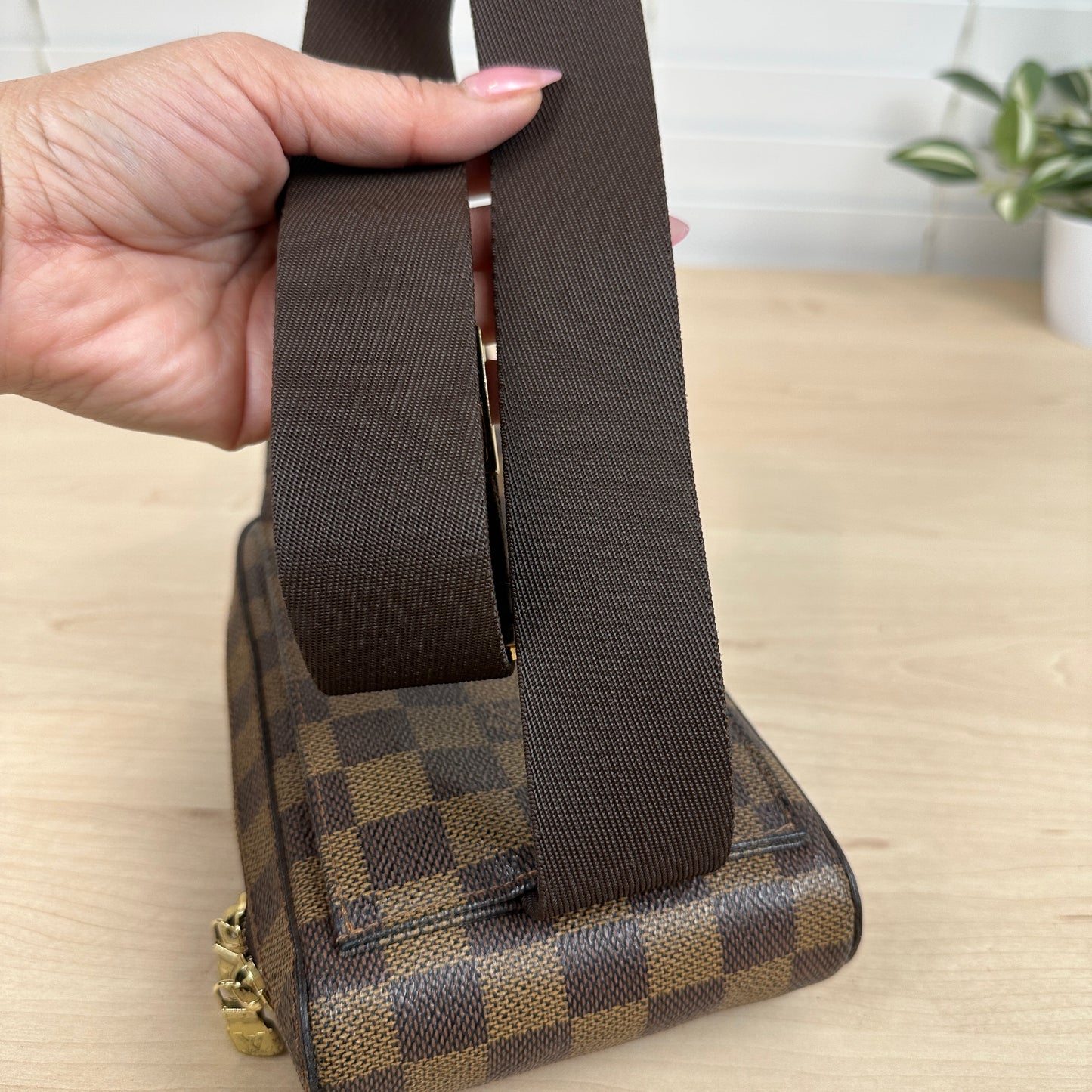 Louis Vuitton Geronimos Damier Ebene Sling Bag