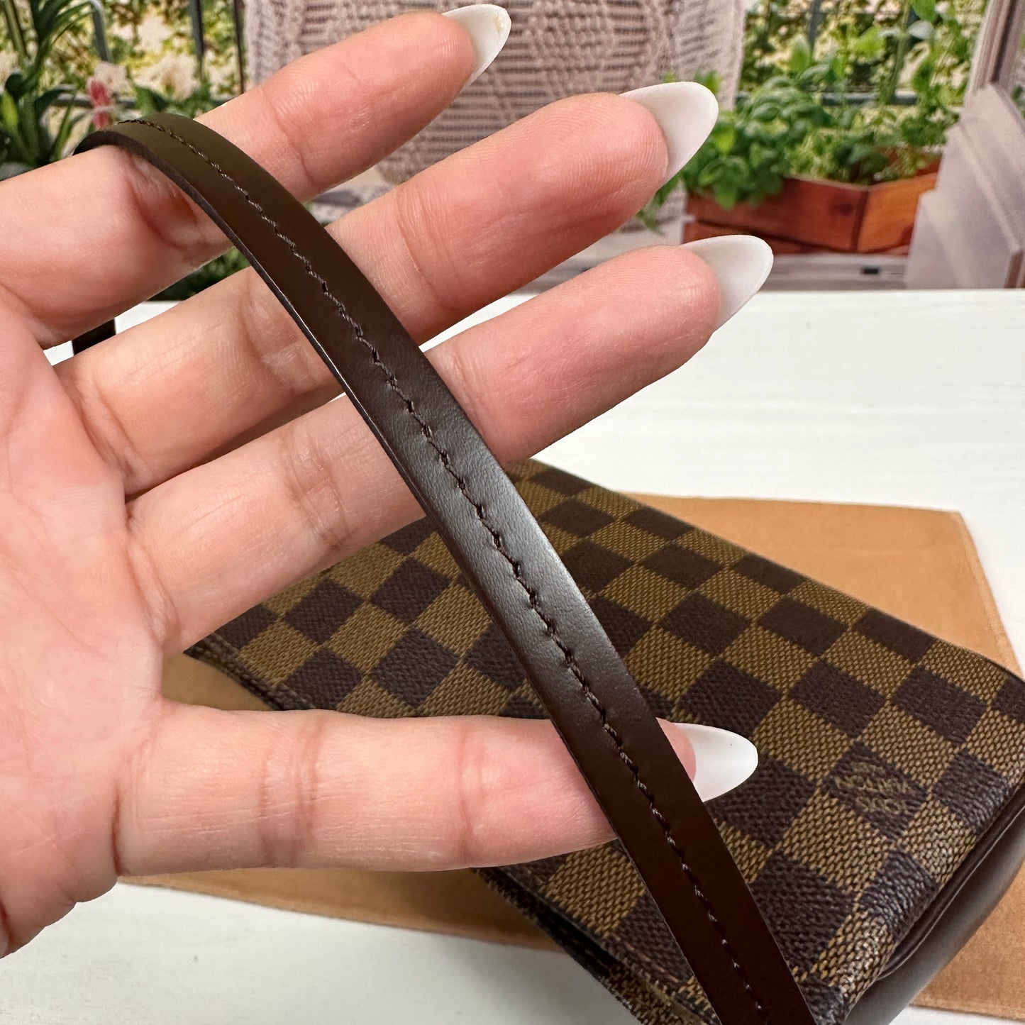 Louis Vuitton Damier Ebene Navona Pochette Accessories