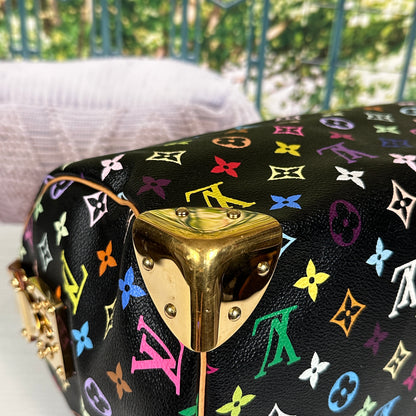 Louis Vuitton Limited Edition Murakami Black Multicolor Speedy 30