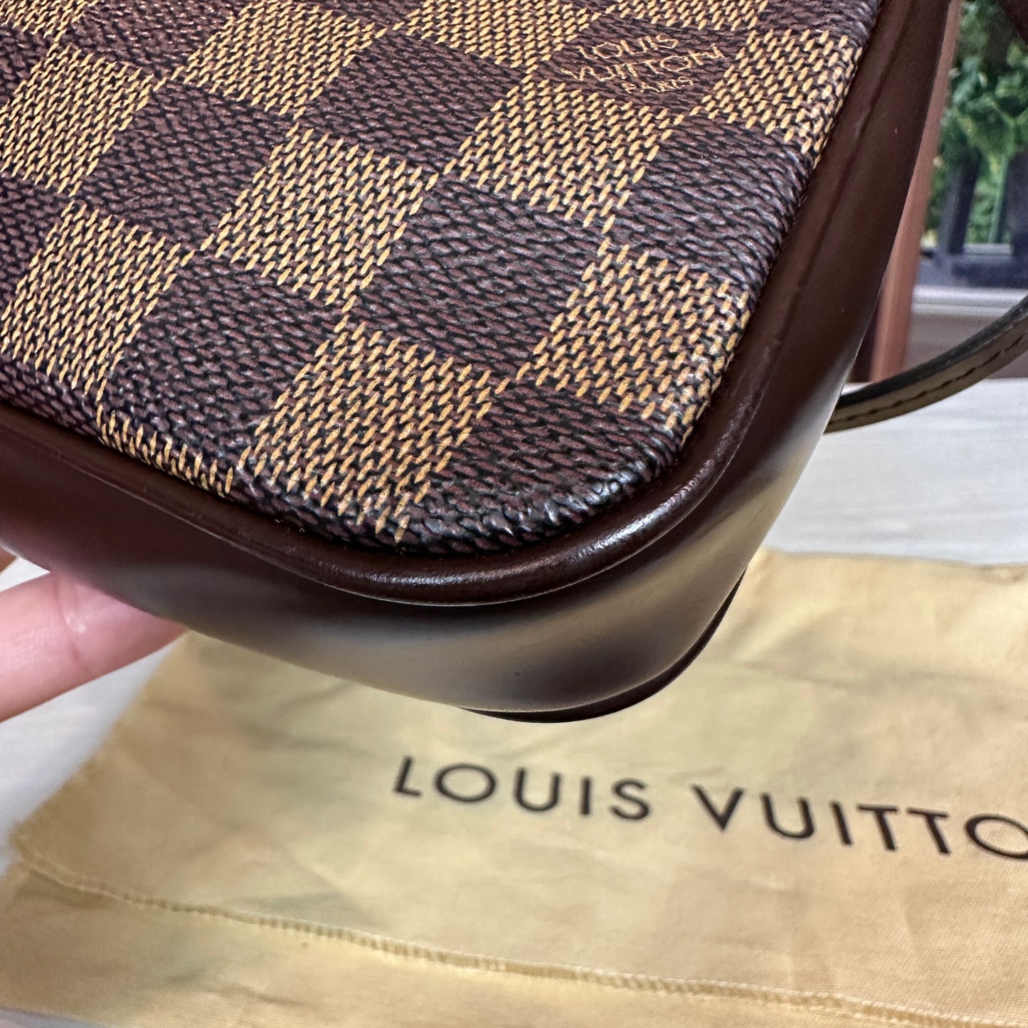 Louis Vuitton Damier Ebene Navona Pochette Accessories