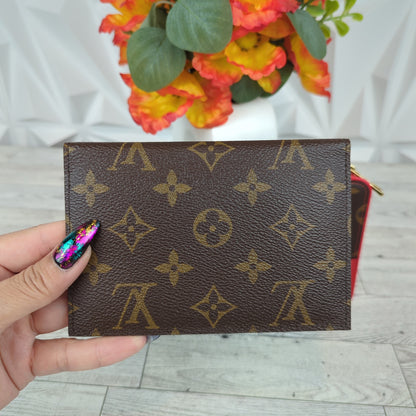 Louis Vuitton Daily Organizer Clutch Wallet Cherry Red