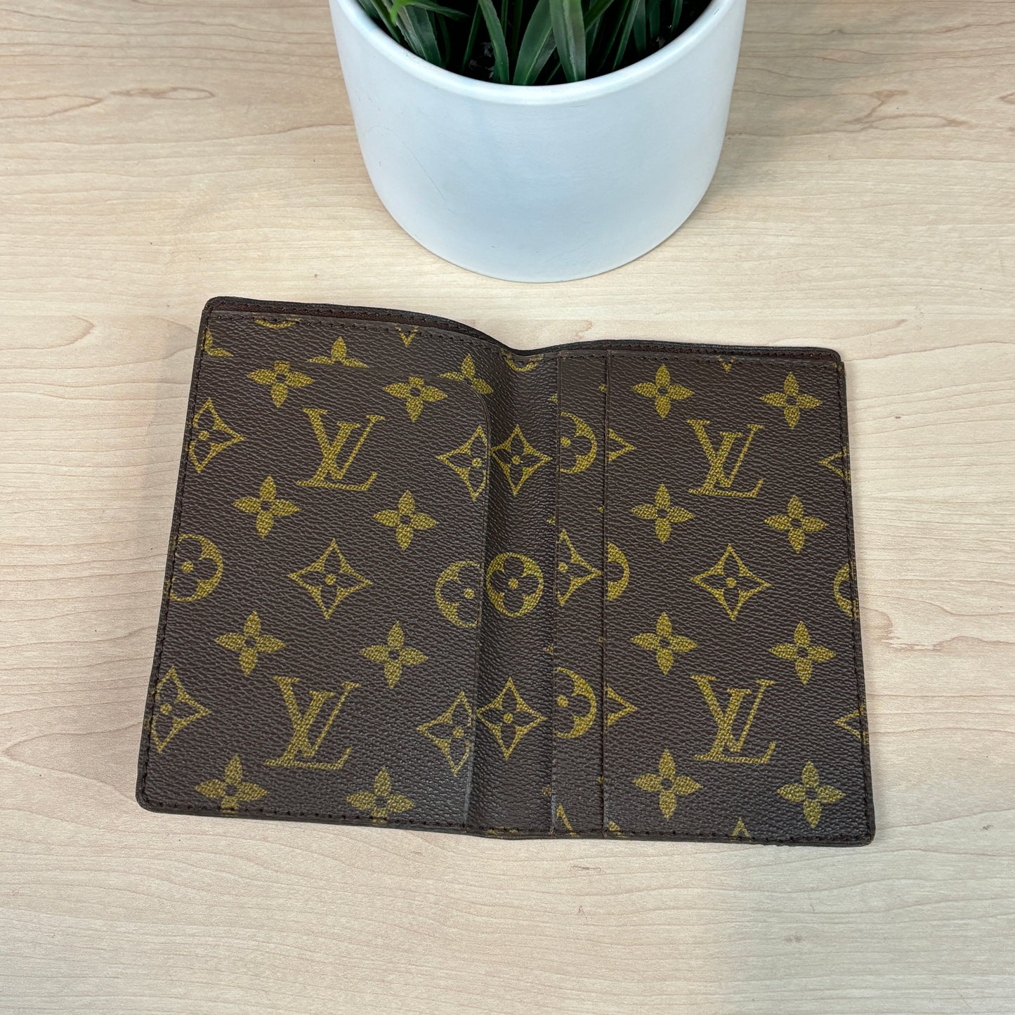 Louis Vuitton Rare Vintage Monogram Passport Holder