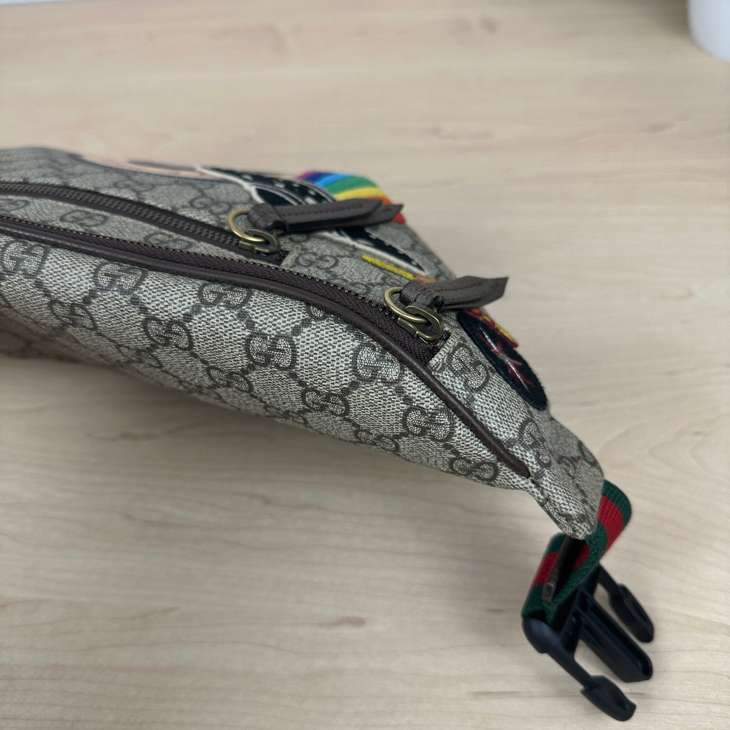 Gucci Courrier GG Supreme Canvas Belt Waist Bum Bag