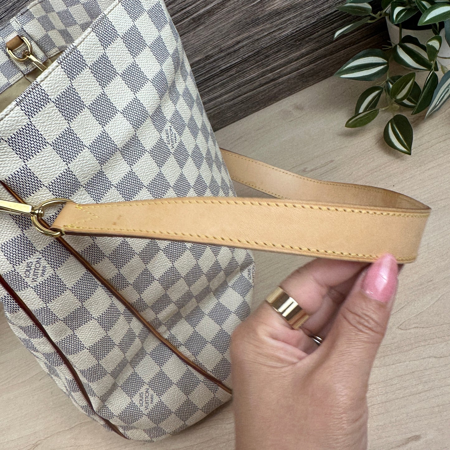 Louis Vuitton Damier Azur Soffi 2-Way Hobo Bag