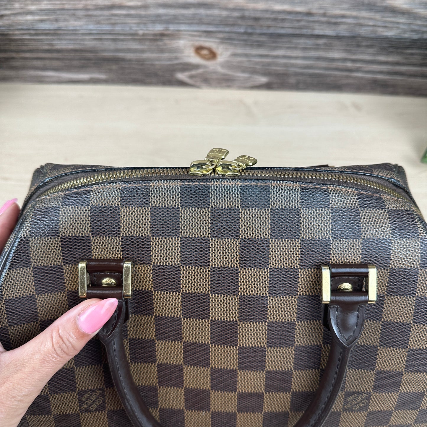 Louis Vuitton Damier Canvas Ribera MM Bag