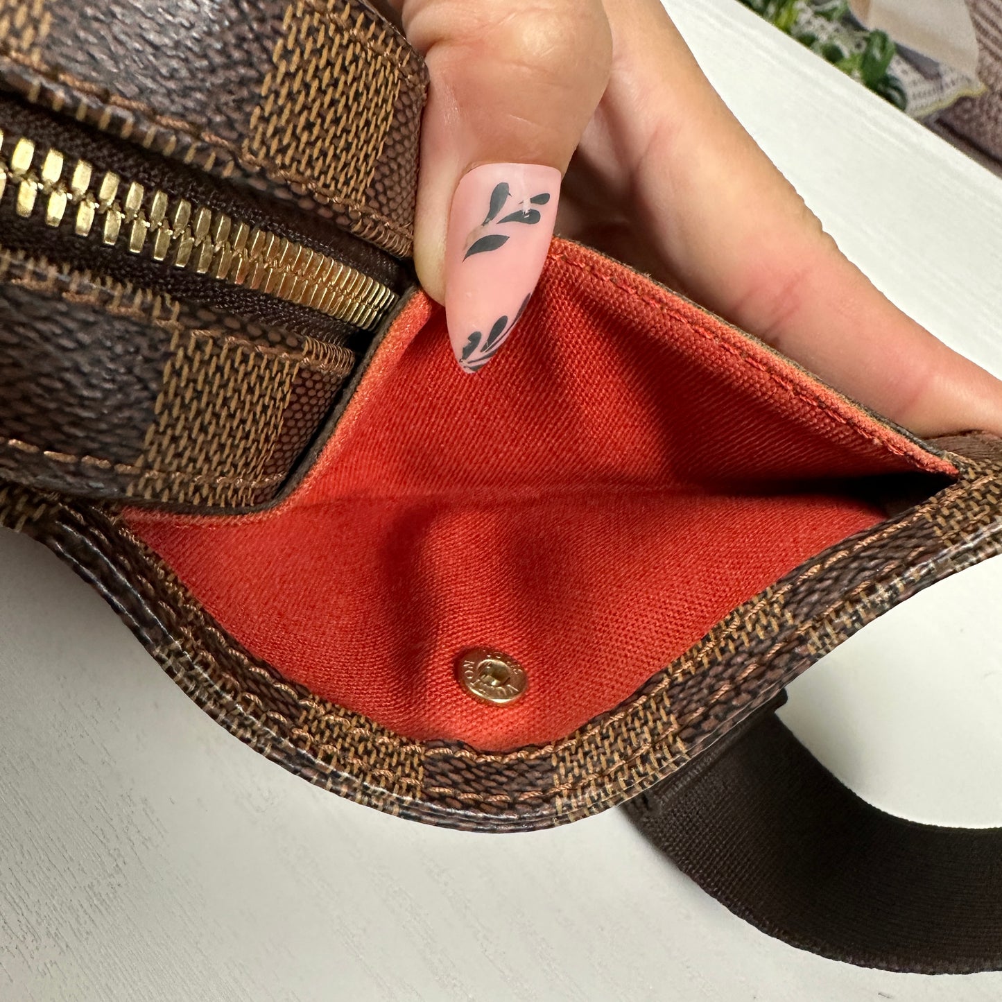 Louis Vuitton Geronimos Damier Ebene Sling Bag