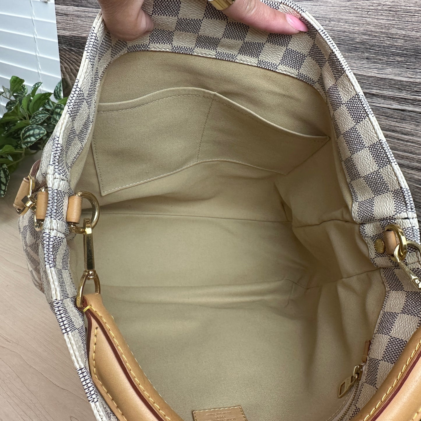 Louis Vuitton Damier Azur Soffi 2-Way Hobo Bag