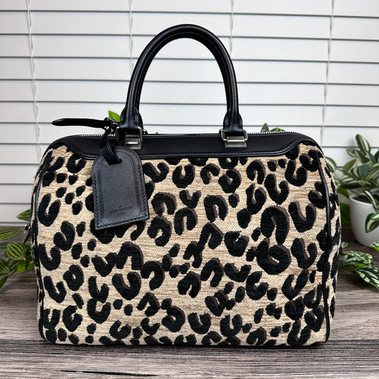 Louis Vuitton Limited Edition Stephen Sprouse Jacquard Velvet Leopard Print Speedy