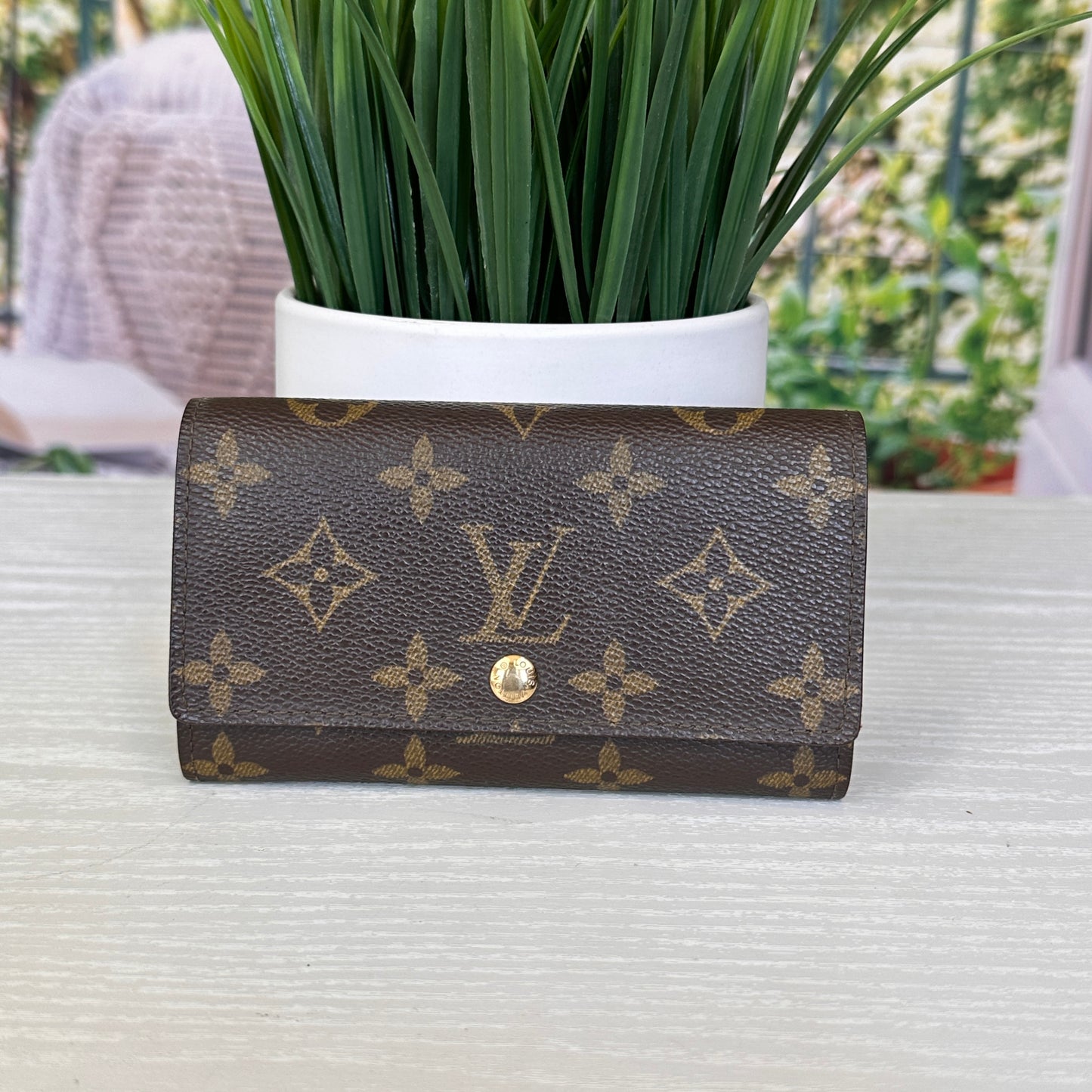 Louis Vuitton Monogram Compact Snap Wallet