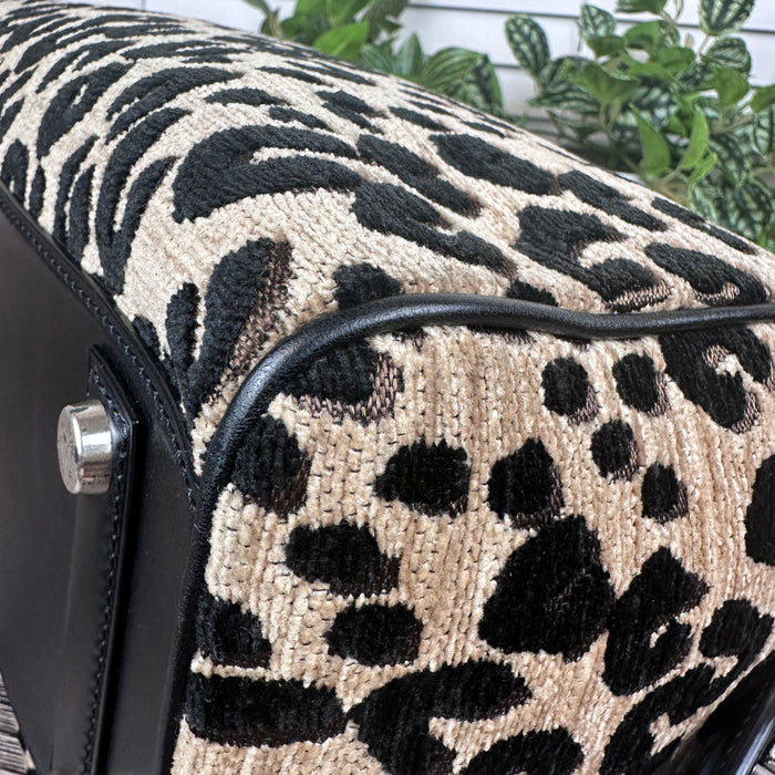 Louis Vuitton Limited Edition Stephen Sprouse Jacquard Velvet Leopard Print Speedy