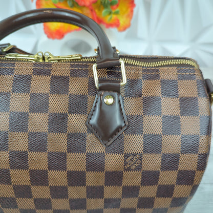 Louis Vuitton Damier Ebene Speedy Bandouliere 30