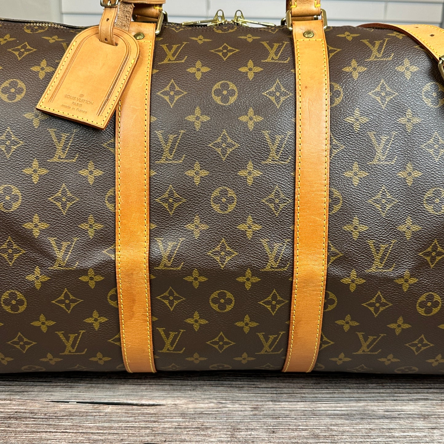 Louis Vuitton Monogram Keepall 50 Bandouliere