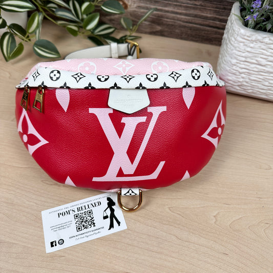 Louis Vuitton Monogram Giant Bumbag Rouge