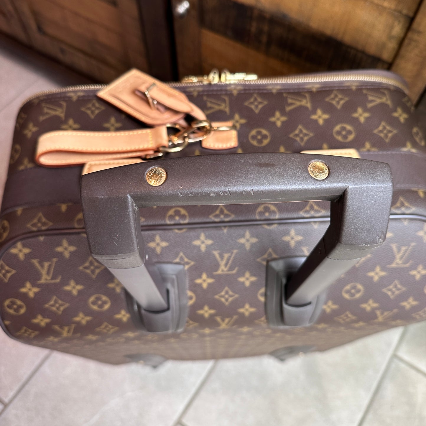 Louis Vuitton Pegase 65 Monogram Rolling Suitcase