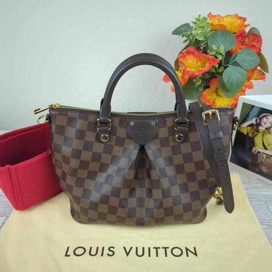 Louis Vuitton Damier Siena PM Two Way Crossbody Bag