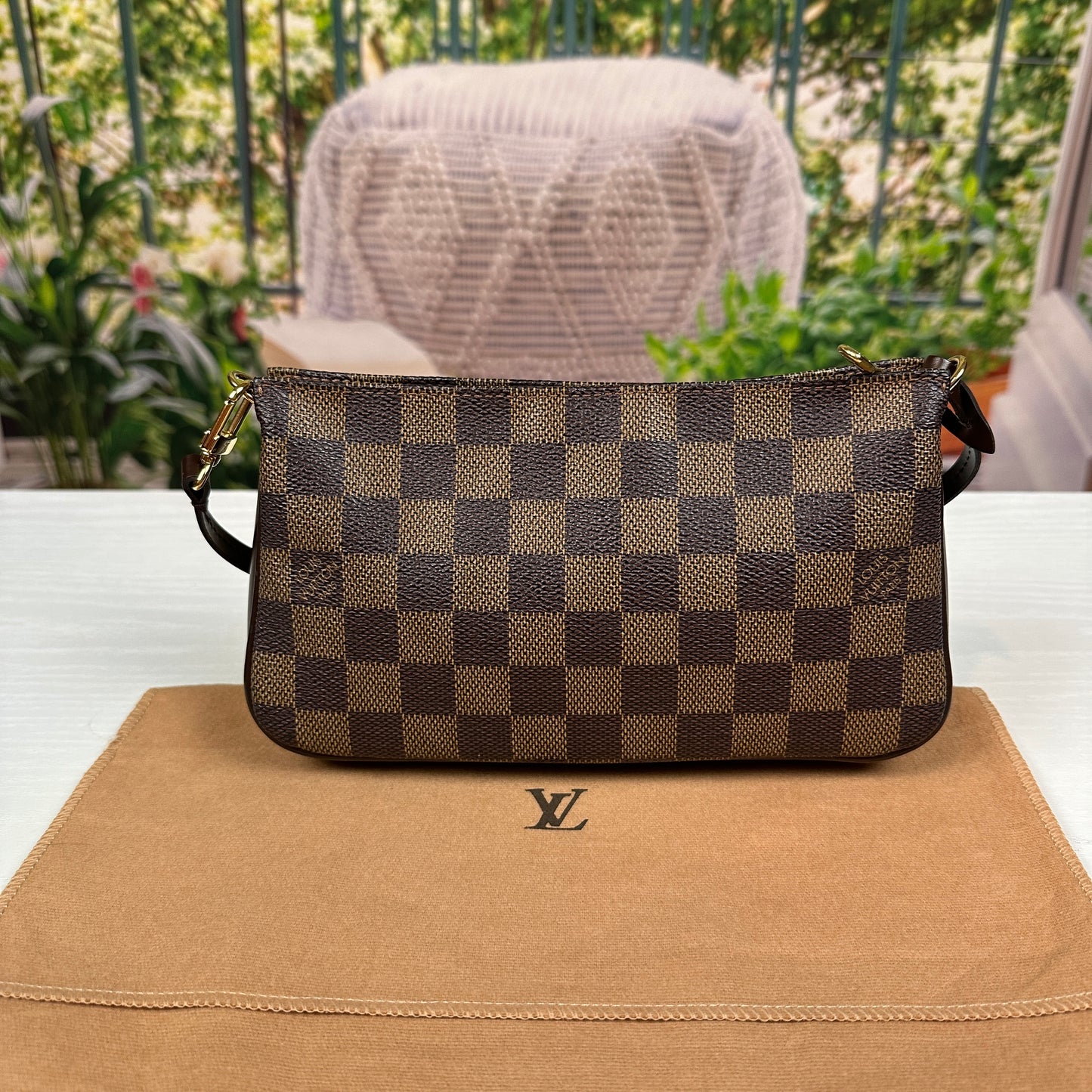 Louis Vuitton Damier Ebene Navona Pochette Accessories