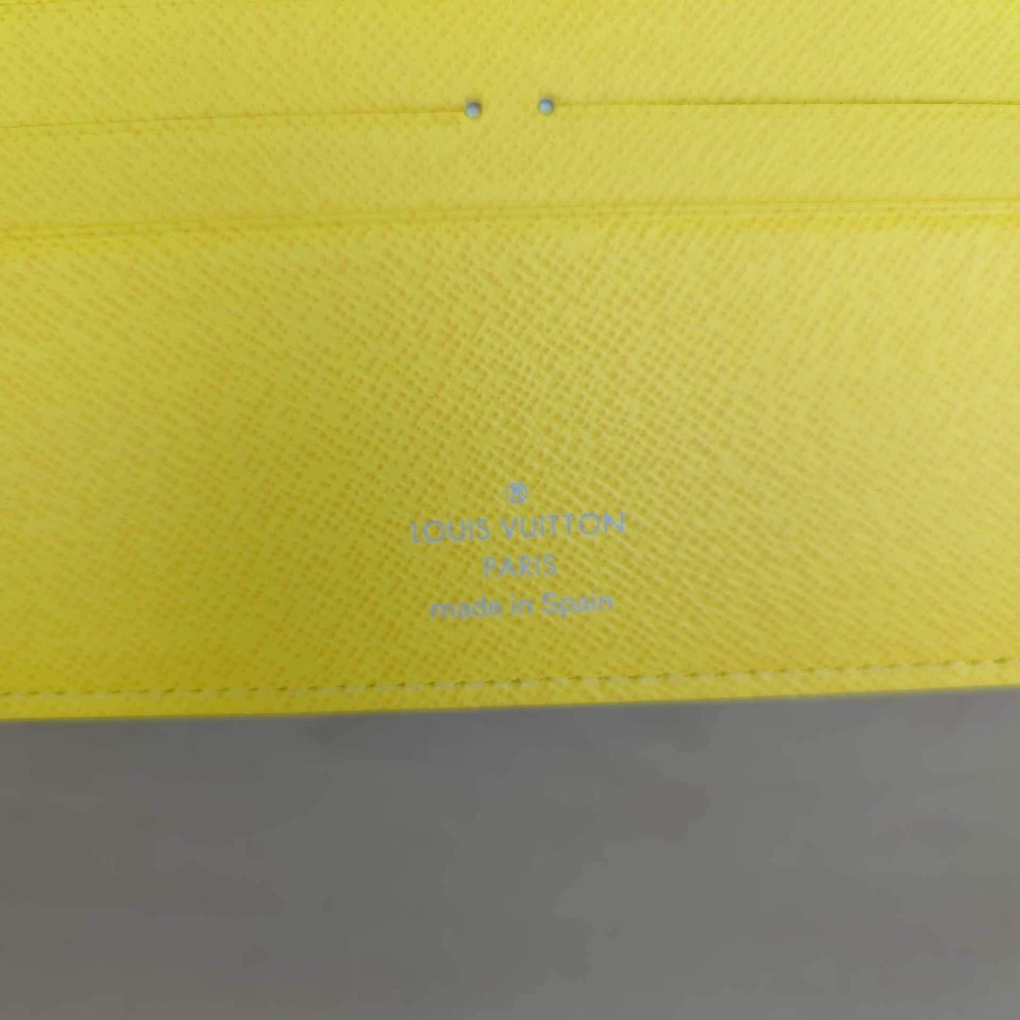 Louis Vuitton Insolite Wallet White Multicolor Citron