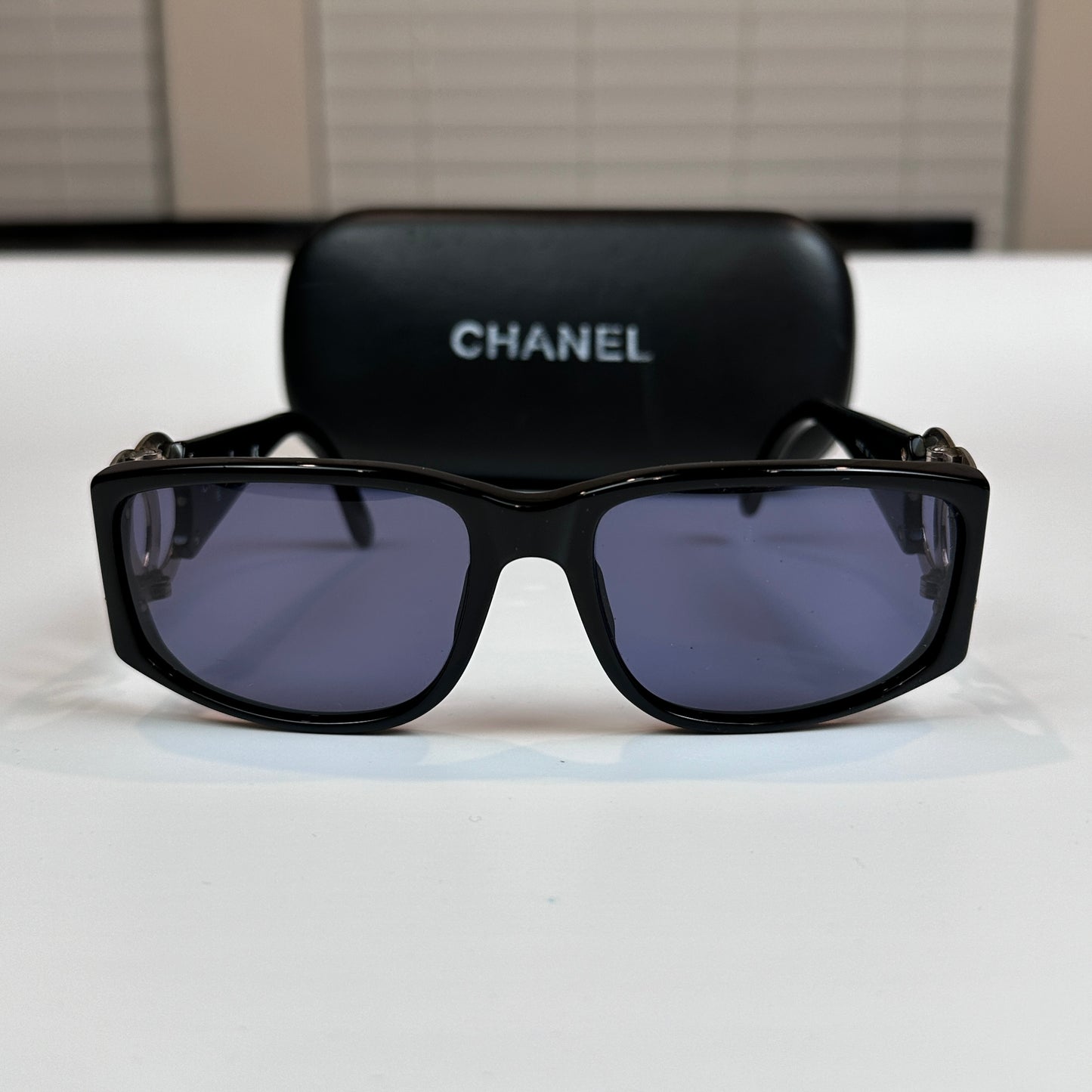 Chanel Vintage CC Logo Sunglasses 02461 Gold/Black