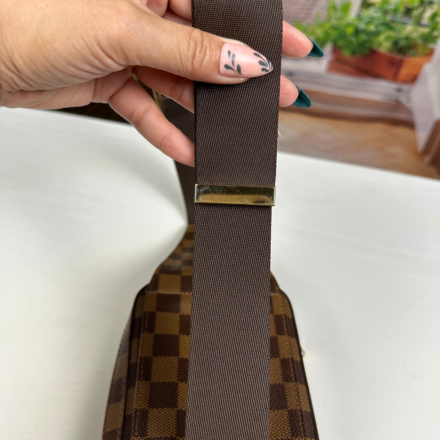 Louis Vuitton Geronimos Damier Ebene Sling Bag