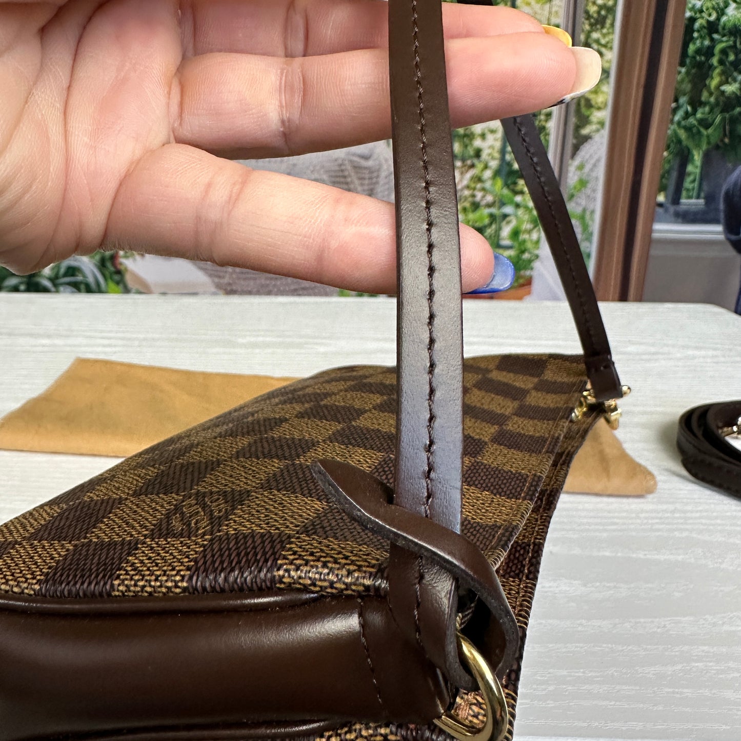 Louis Vuitton Damier Ebene Navona Pochette Accessories