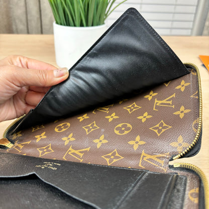 Louis Vuitton Monogram Daily Organizer Wallet Noir