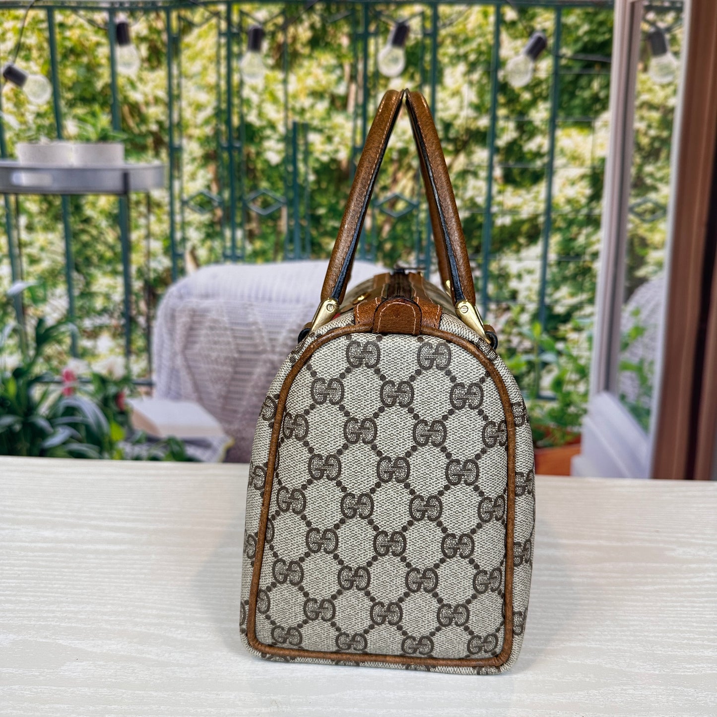 Gucci Vintage Ophidia Boston Bag