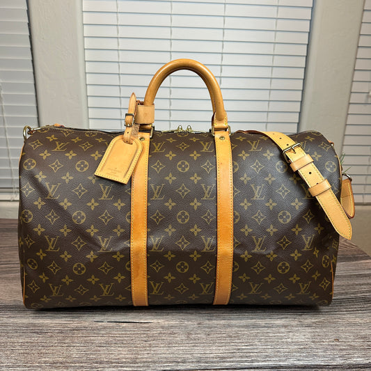 Louis Vuitton Monogram Keepall 50 Bandouliere