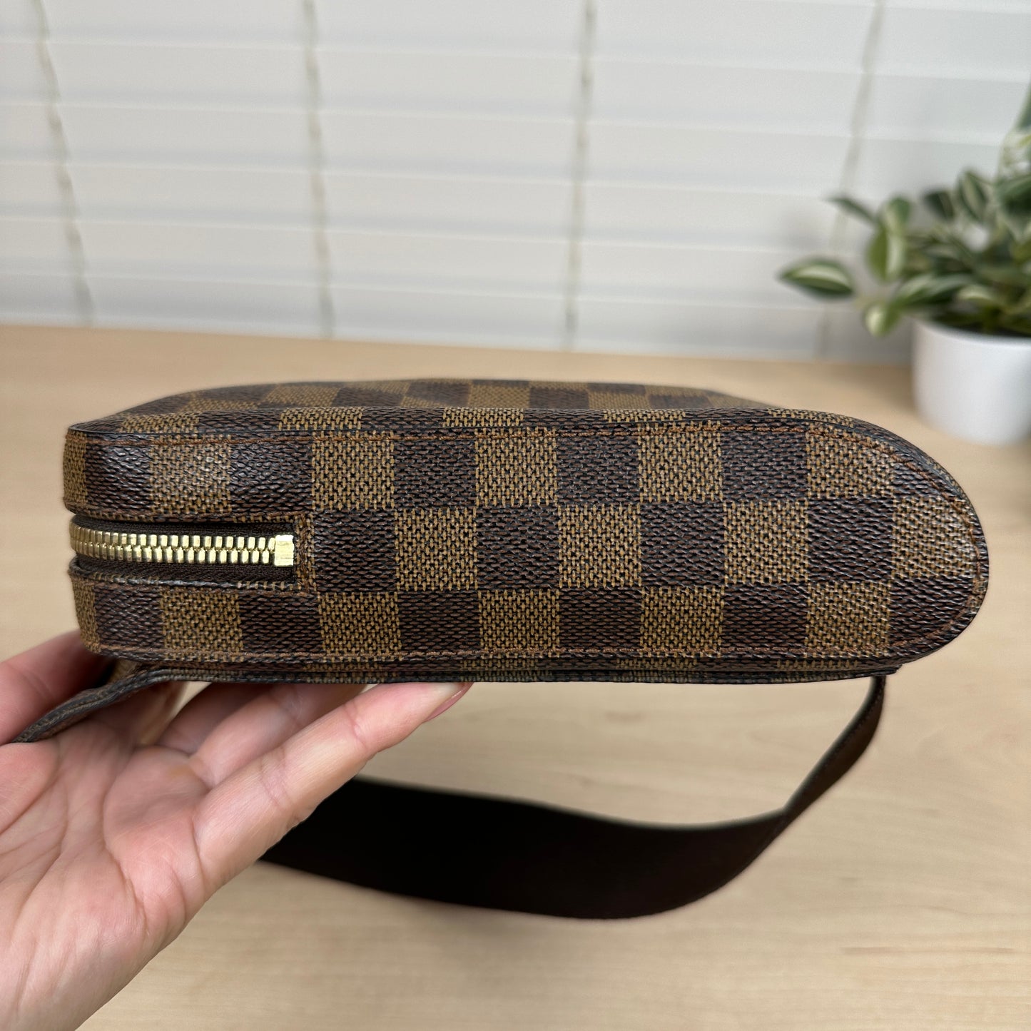 Louis Vuitton Geronimos Damier Ebene Sling Bag