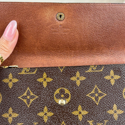 Louis Vuitton Vintage Monogram Sarah Wallet