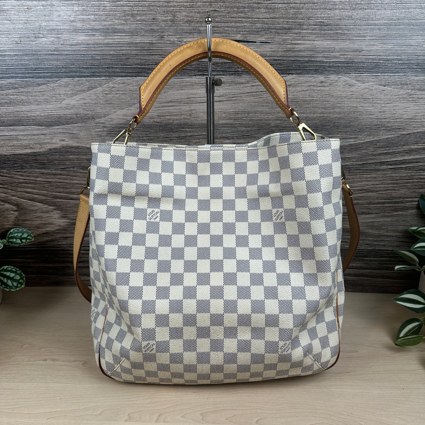 Louis Vuitton Damier Azur Soffi 2-Way Hobo Bag