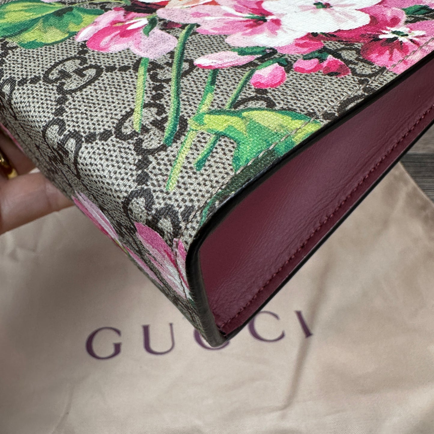 Gucci Blooms Large Cosmetic Case Antique Rose