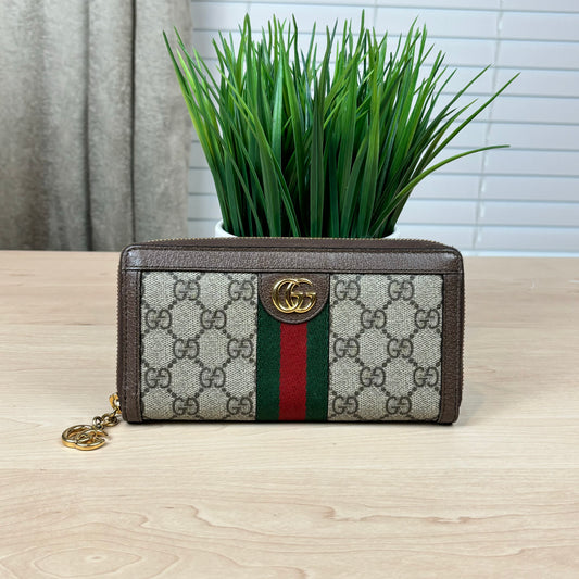 Gucci Ophidia GG Zip Around Wallet