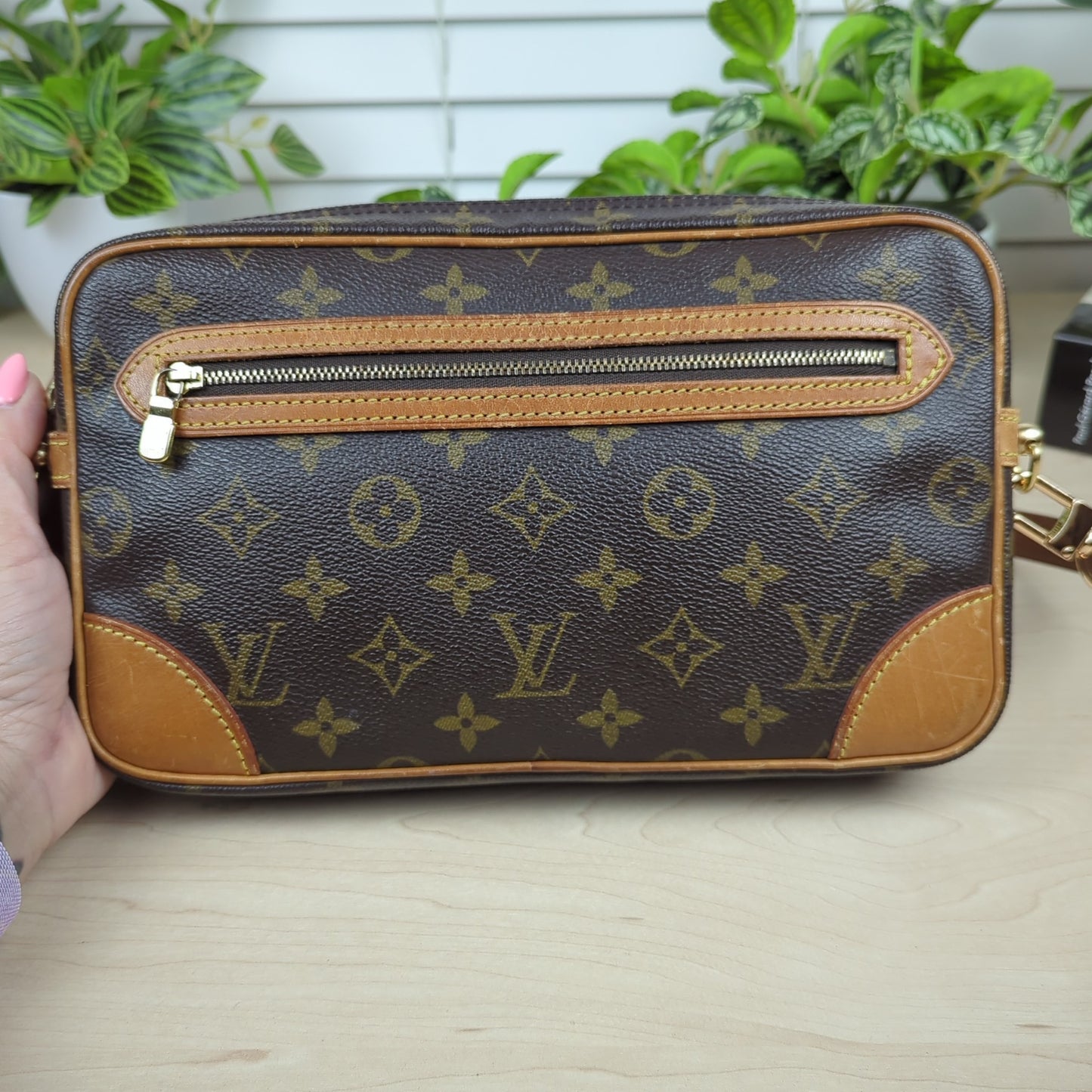 Louis Vuitton Marly Dragonne PM Converted Crossbody Bag