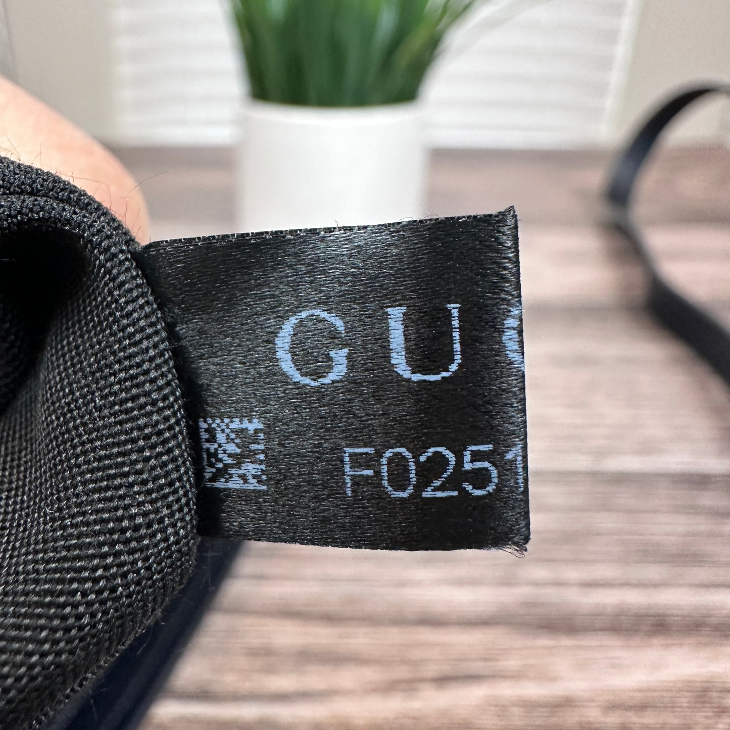 Gucci Web Flat Messenger Bag Navy