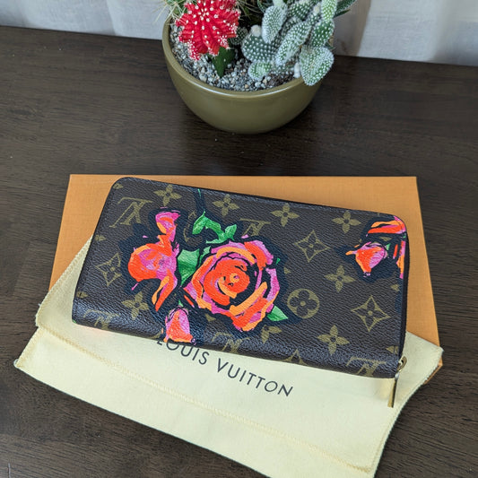 Limited Edition Stephen Sprouse Roses Monogram Wallet