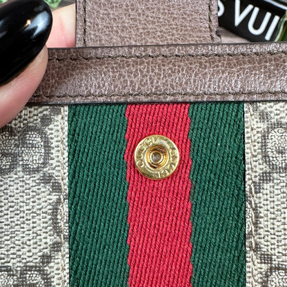 Gucci Ophidia Web Passport Wallet