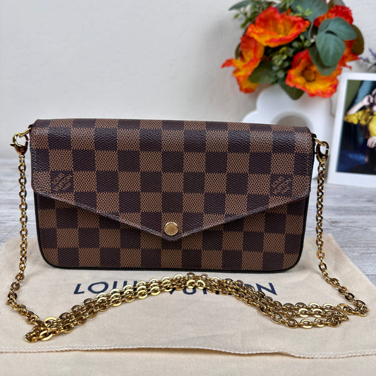 Louis Vuitton Félicie Pochette Damier Ebene