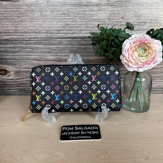 Multicolor Noir Zippy Wallet