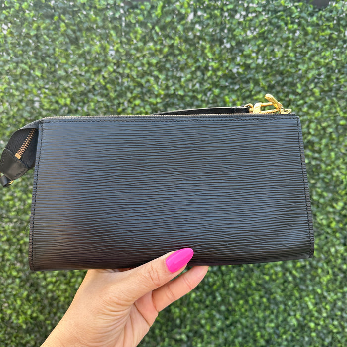 Louis Vuitton Black Epi Pochette Accessories– Pom's ReLuxed