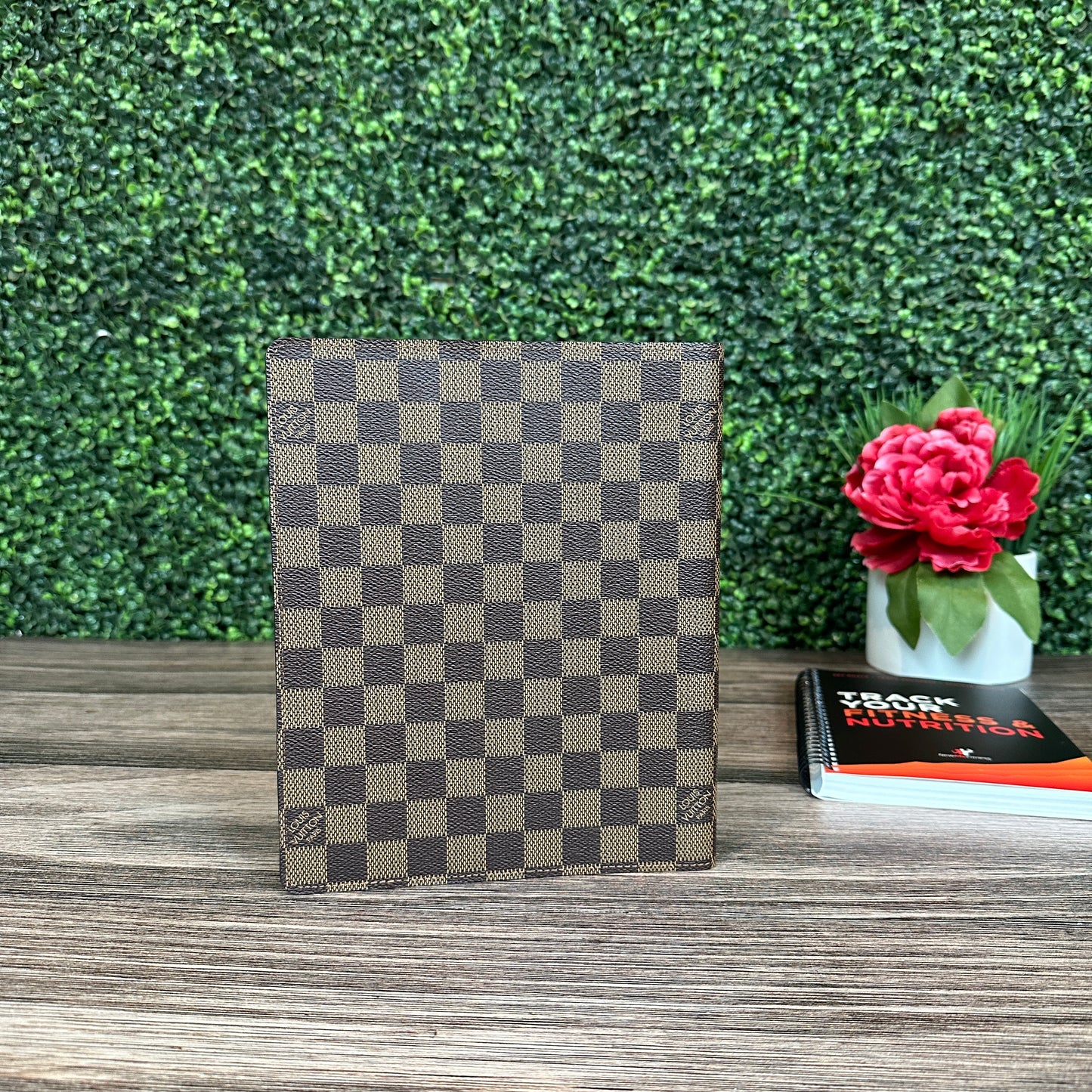 Louis Vuitton Damier Ebene Desk Agenda