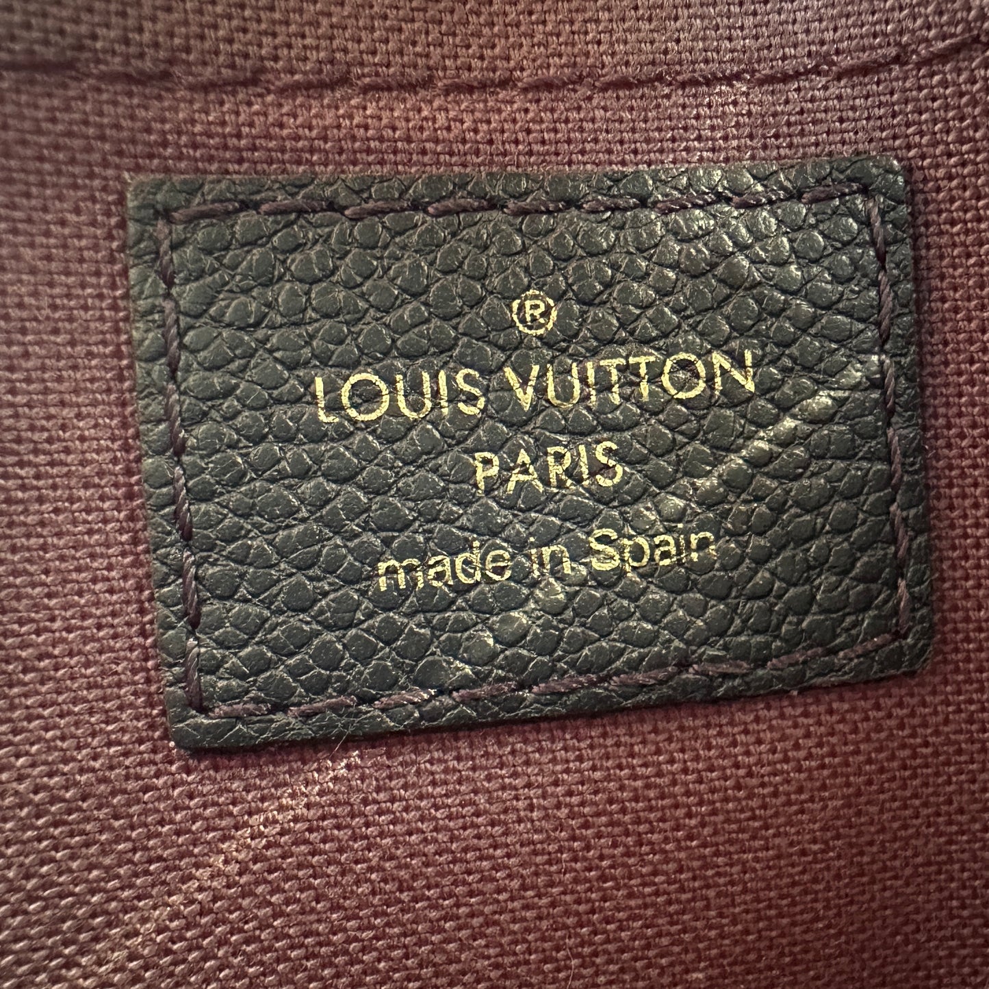 Louis Vuitton Pallas Clutch Infini Blue