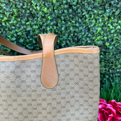 Gucci Vintage Web Sherry Line Micro GG Tote