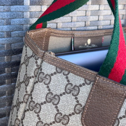 Gucci Vintage GG Supreme Web Tote Bag