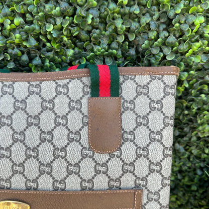 Gucci Plus Vintage Tote With Pouch