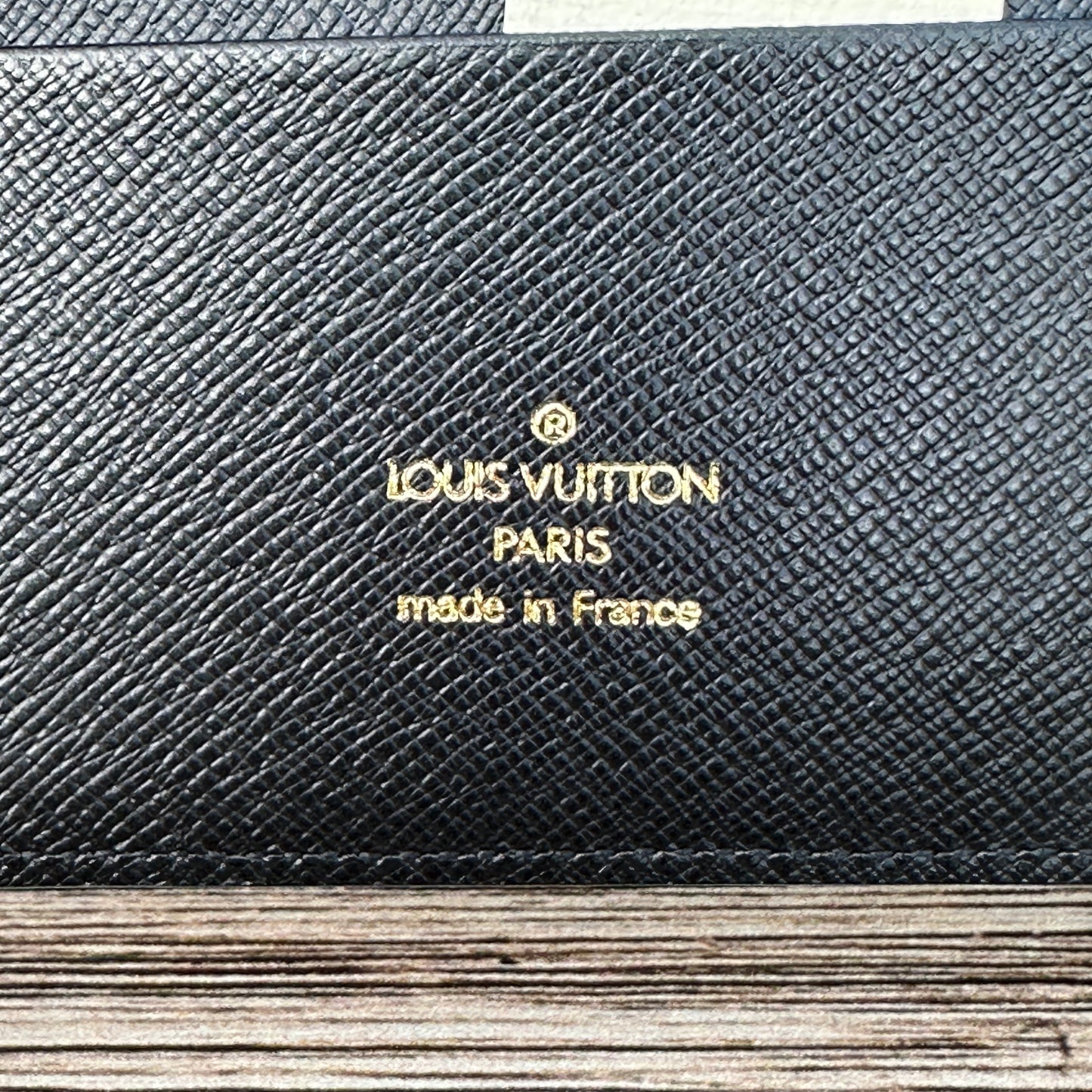 Louis Vuitton Black Epi Large Agenda GM